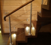 Лестница с подсветкой.